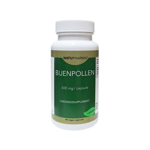 Natupharma Bijenpollen 500 mg 90 caps.