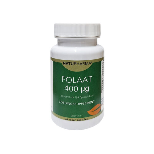 Natupharma Folaat 400 uG - Quatrefolic 60 caps.