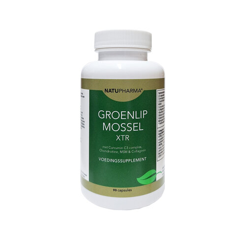 Natupharma Groenlipmossel XTR met curcumin C3 complex 90 caps.