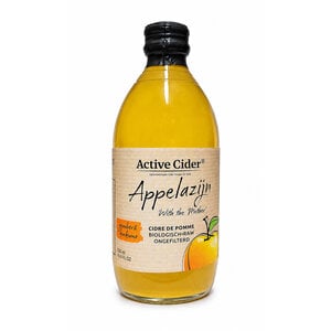 Active Cider Appelazijn - with The Mother- met gember en kurkuma 500 ml