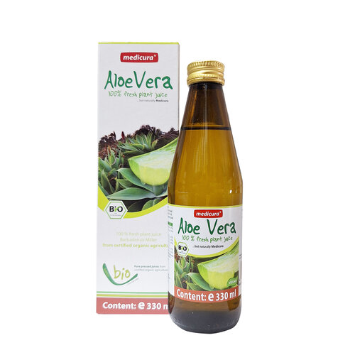 Medicura Aloë Vera 100% vruchtsap BIO 330ml Medicura Aloë Vera 100% vruchtsap BIO 330ml