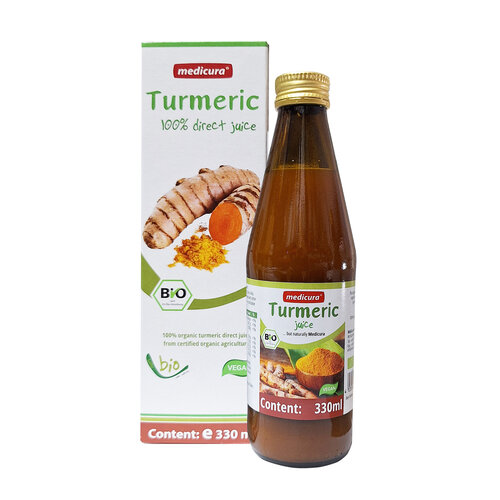 Medicura Curcuma 100% vruchtsap BIO 330ml Medicura Curcuma 100% vruchtsap BIO 330ml