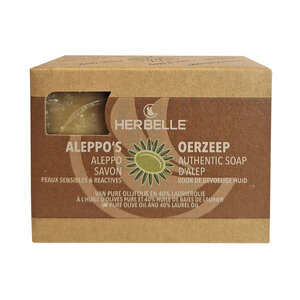 Herbelle Aleppo zeep met 40% laurierolie Herbelle Aleppo zeep met 40% laurierolie