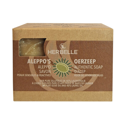 Herbelle Aleppo zeep met 40% laurierolie Herbelle Aleppo zeep met 40% laurierolie