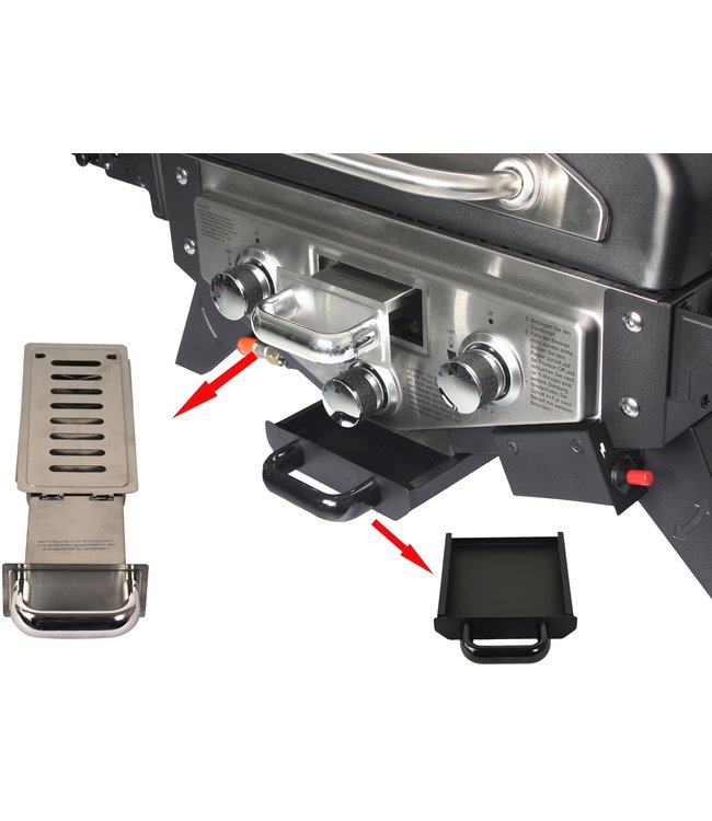 Gas- tafelbarbecue Medison Zilver