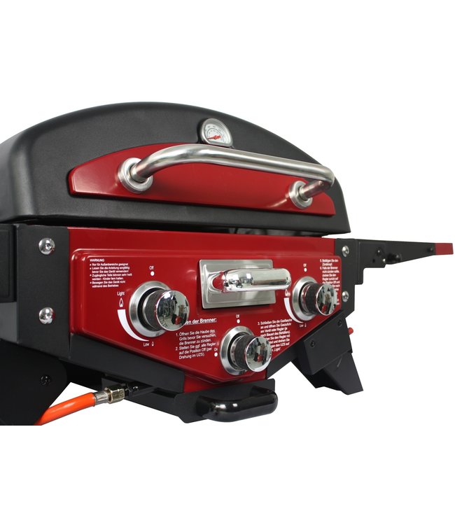 Gas- tafelbarbecue Medison Rood