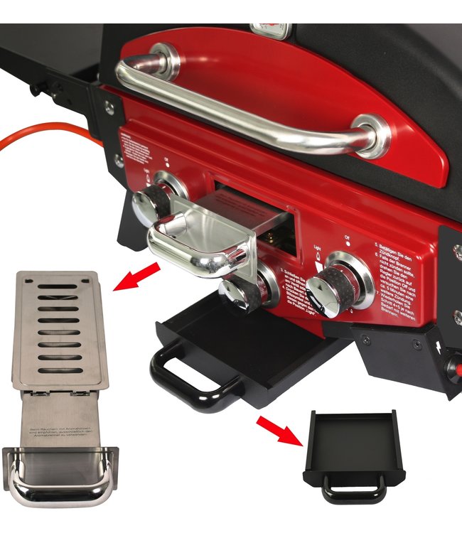 Gas- tafelbarbecue Medison Rood