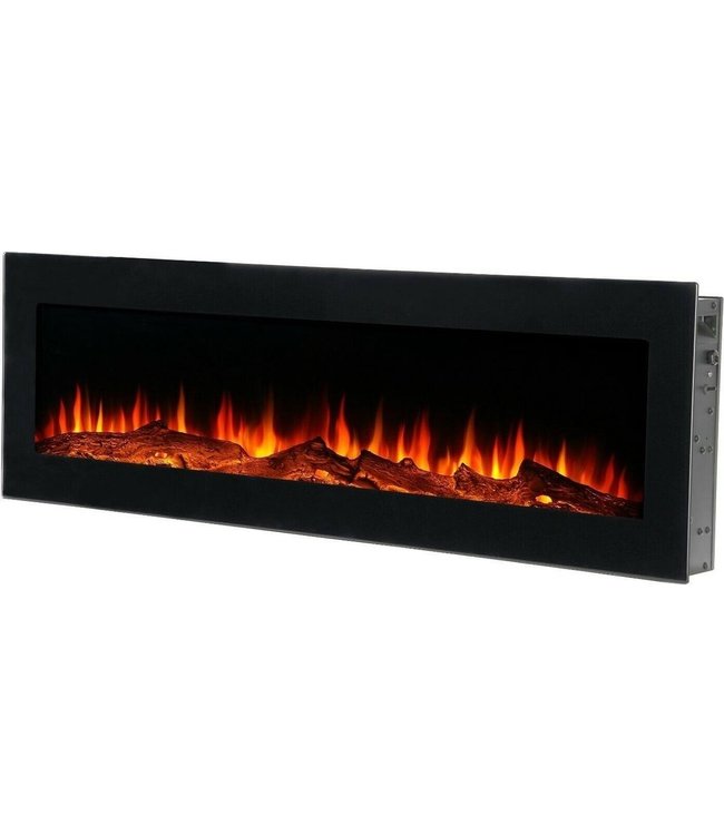 Elektrische LED inbouwhaard Cortina 110cm