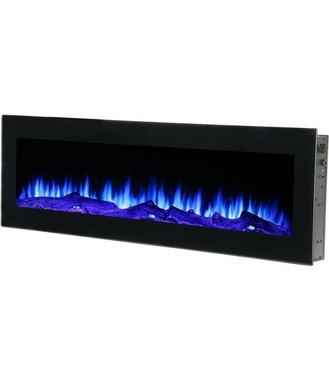 Elektrische LED inbouwhaard Cortina 110cm