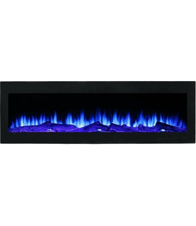 Elektrische LED inbouwhaard Cortina 110cm