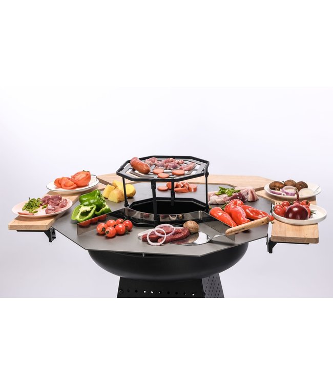 2-in-1 Barbecue en Tuinhaard