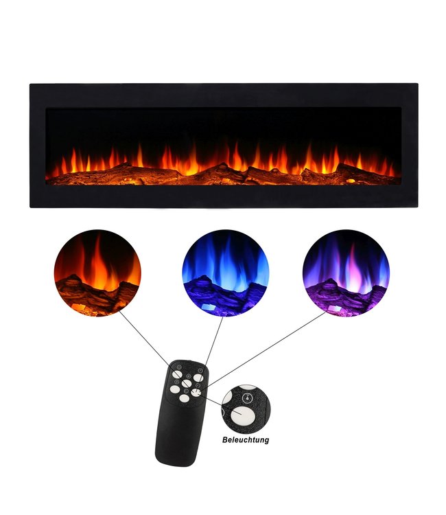 Elektrische LED haard  Meran 130cm