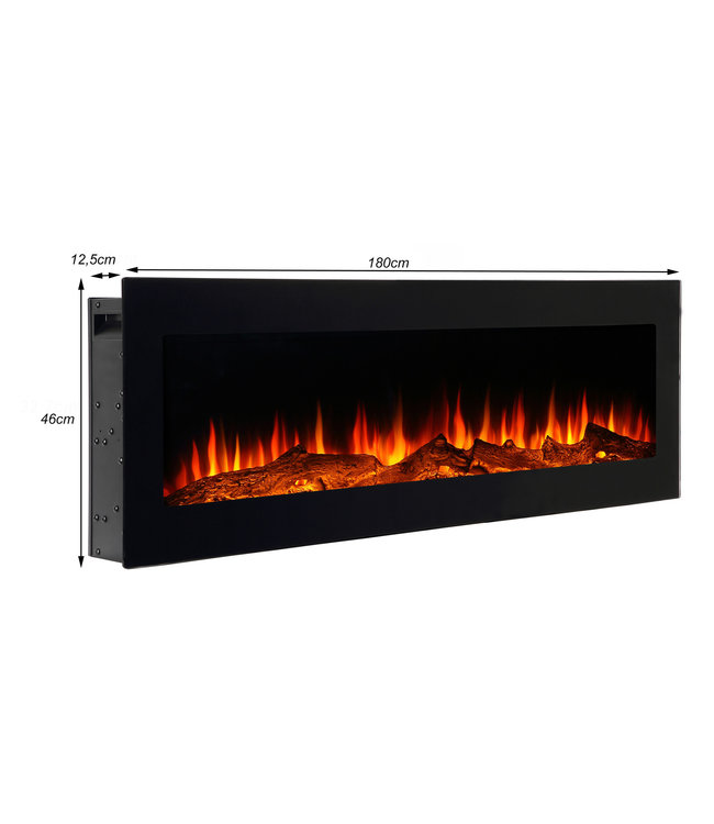 elektrische LED haard "Brixen" 180cm 900/1800 W