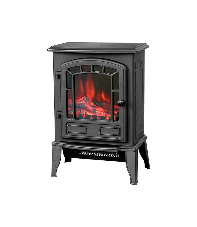 El Fuego elektrische haard Como Zwart - 2000W