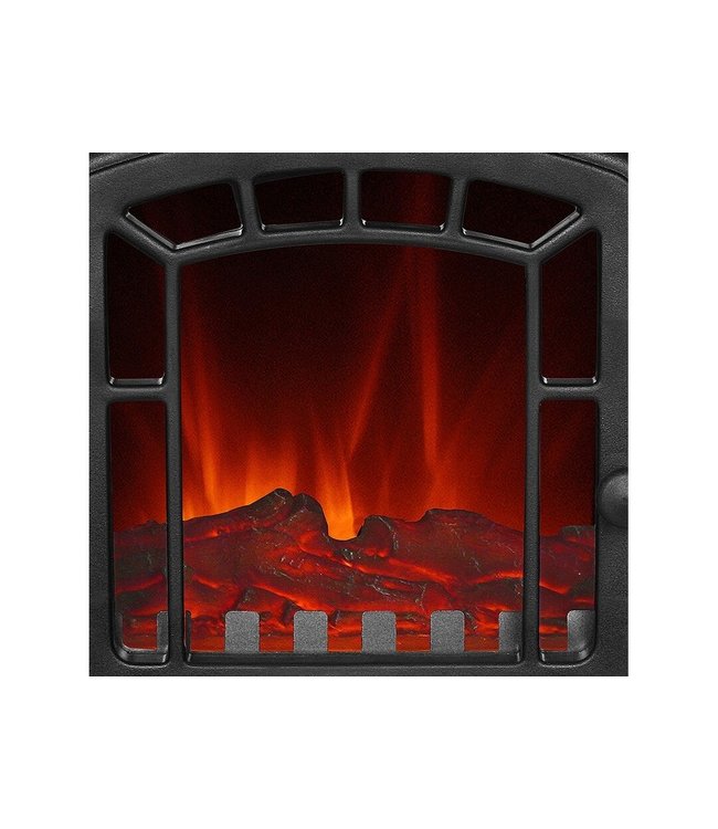 El Fuego elektrische haard Como Zwart - 2000W