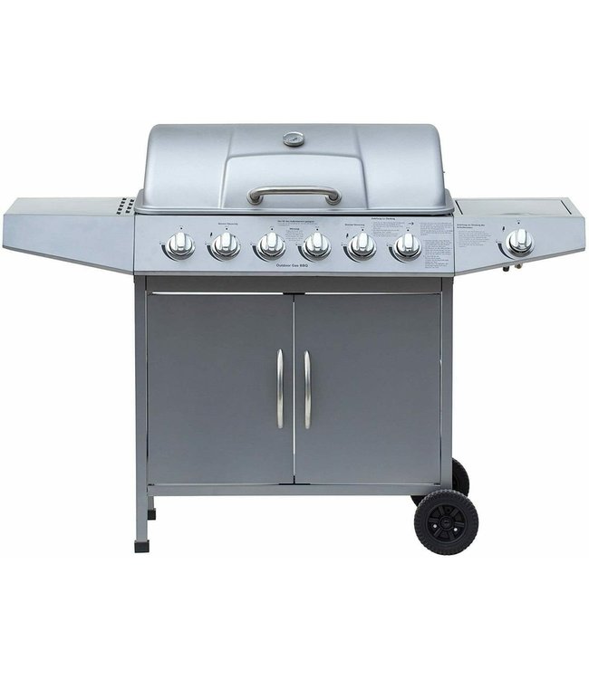 Gasbarbecue Dayton 6.1 Zilver