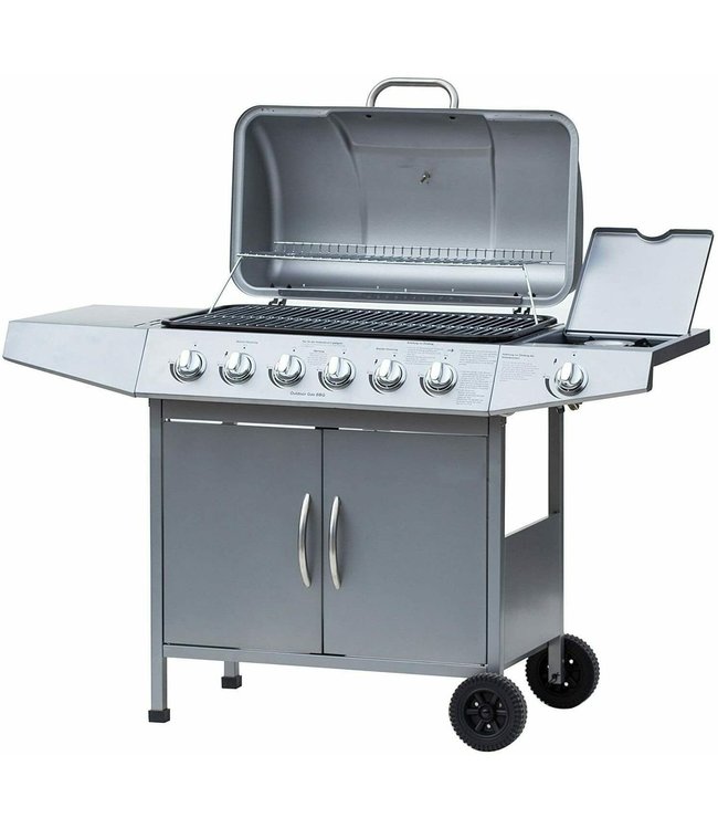 Gasbarbecue Dayton 6.1 Zilver