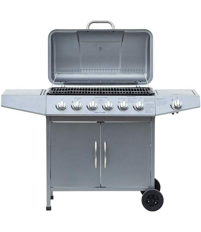 Gasbarbecue Dayton 6.1 Zilver