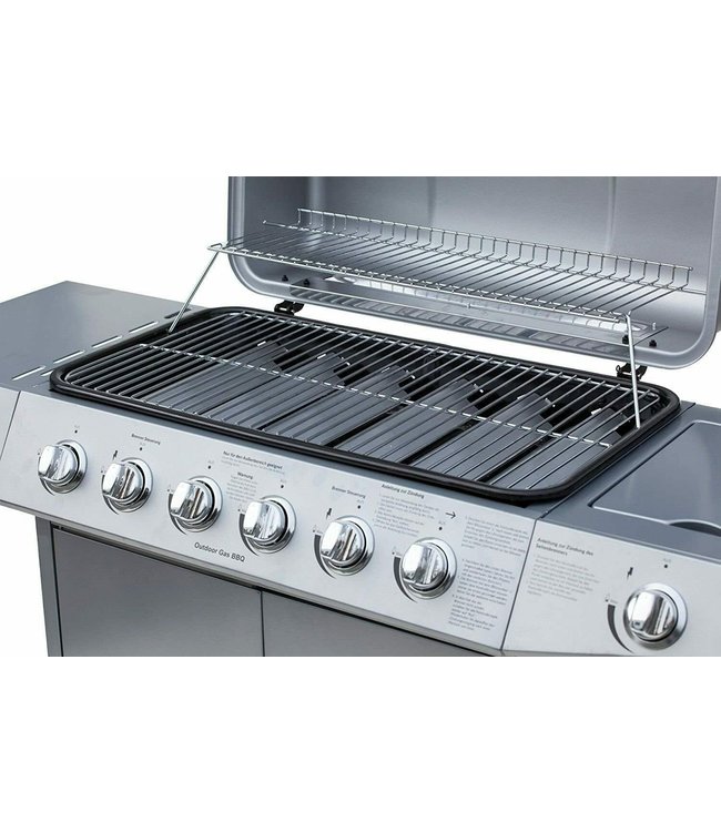 Gasbarbecue Dayton 6.1 Zilver