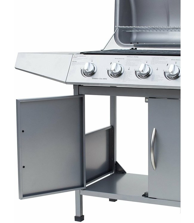 Gasbarbecue Dayton 4.1 Zilver