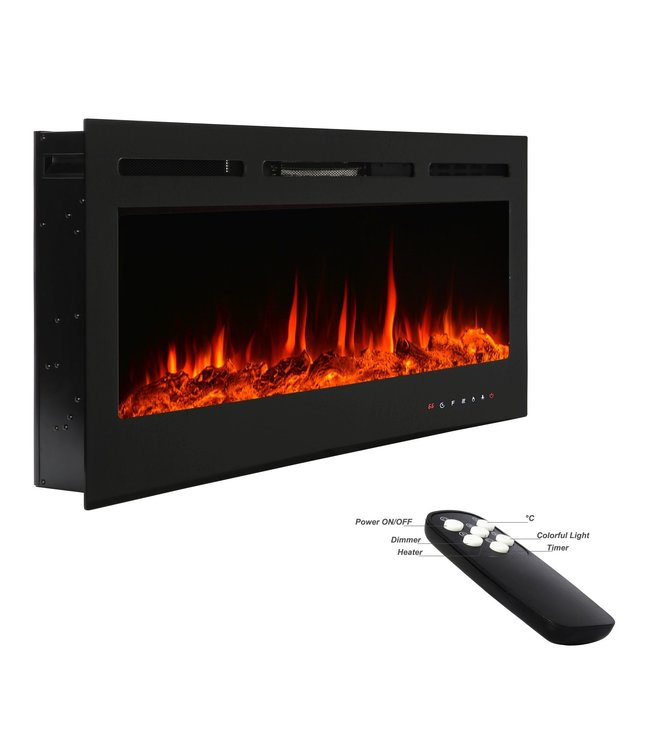 EL Fuego elektrische inbouw sfeerhaard "Mont Blanc" 178cm