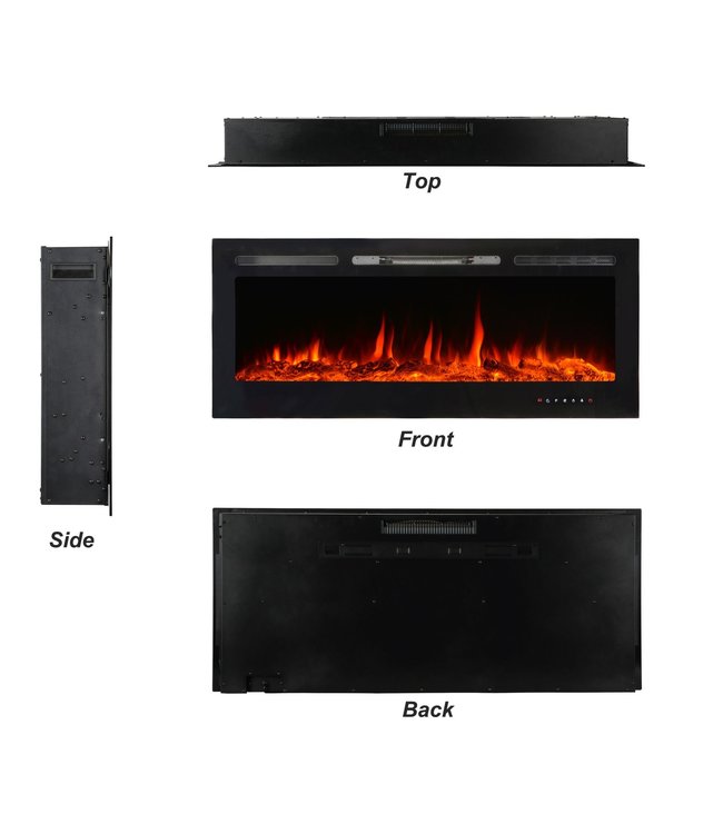 EL Fuego elektrische inbouwhaard "Cervinia"  152,5cm