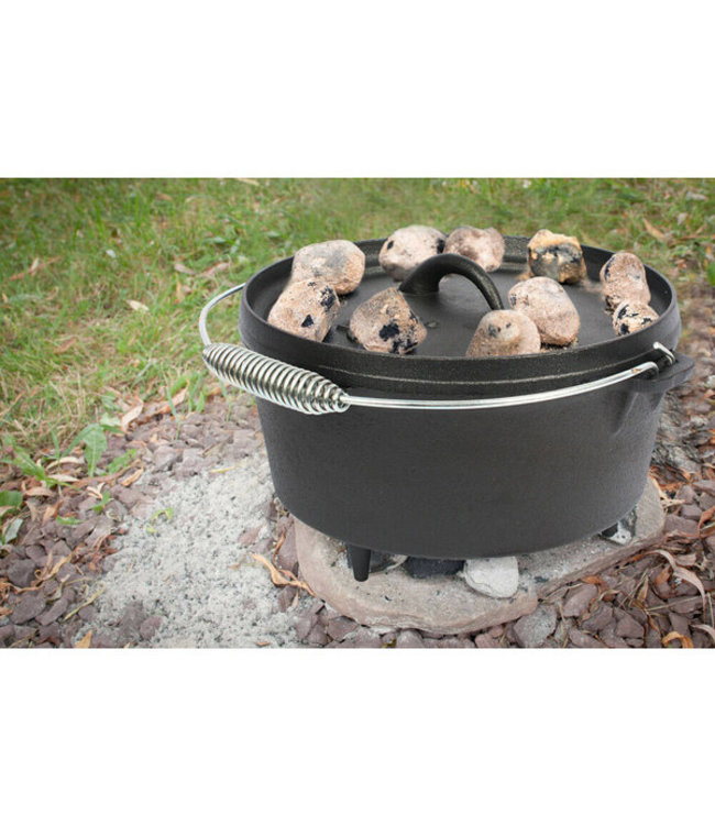 EL fuego Dutch Oven Pan gietijzer - 11,28L