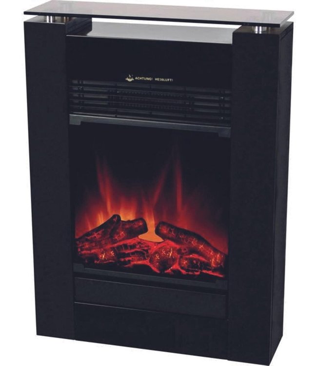 EL Fuego elektrische open haard Tessin - Zwart - 1800W
