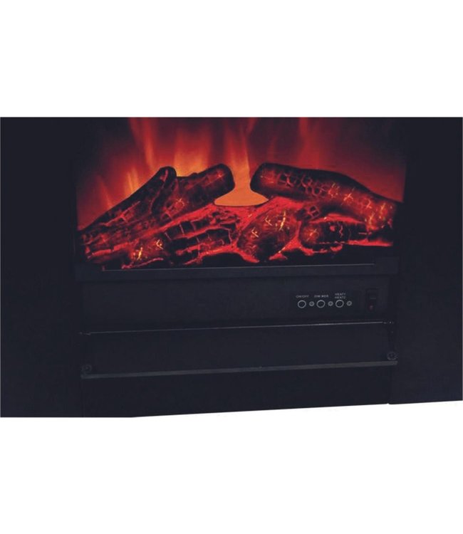 EL Fuego elektrische open haard Tessin - Zwart - 1800W