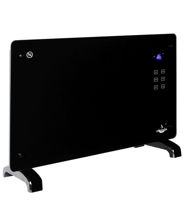 El Fuego elektrische glas convectorkachel 2000W zwart