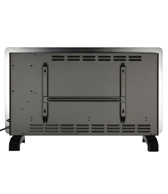 El Fuego elektrische glas convectorkachel 2000W zwart