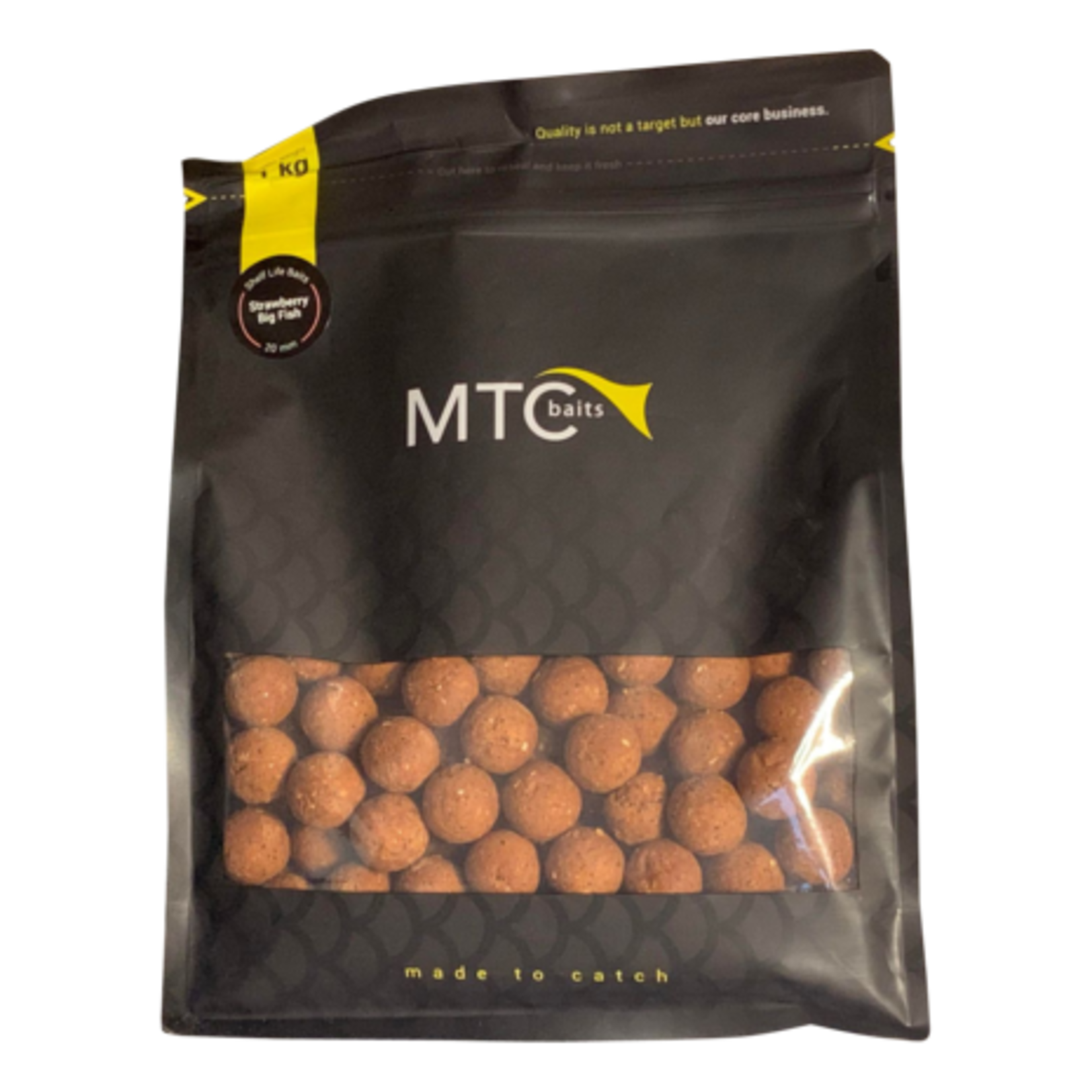 MTC BAITS Strawberry Big Fish Boilies 20mm 5KG