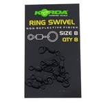 KORDA Korda Ring Swivels Size 8 - 8 pcs
