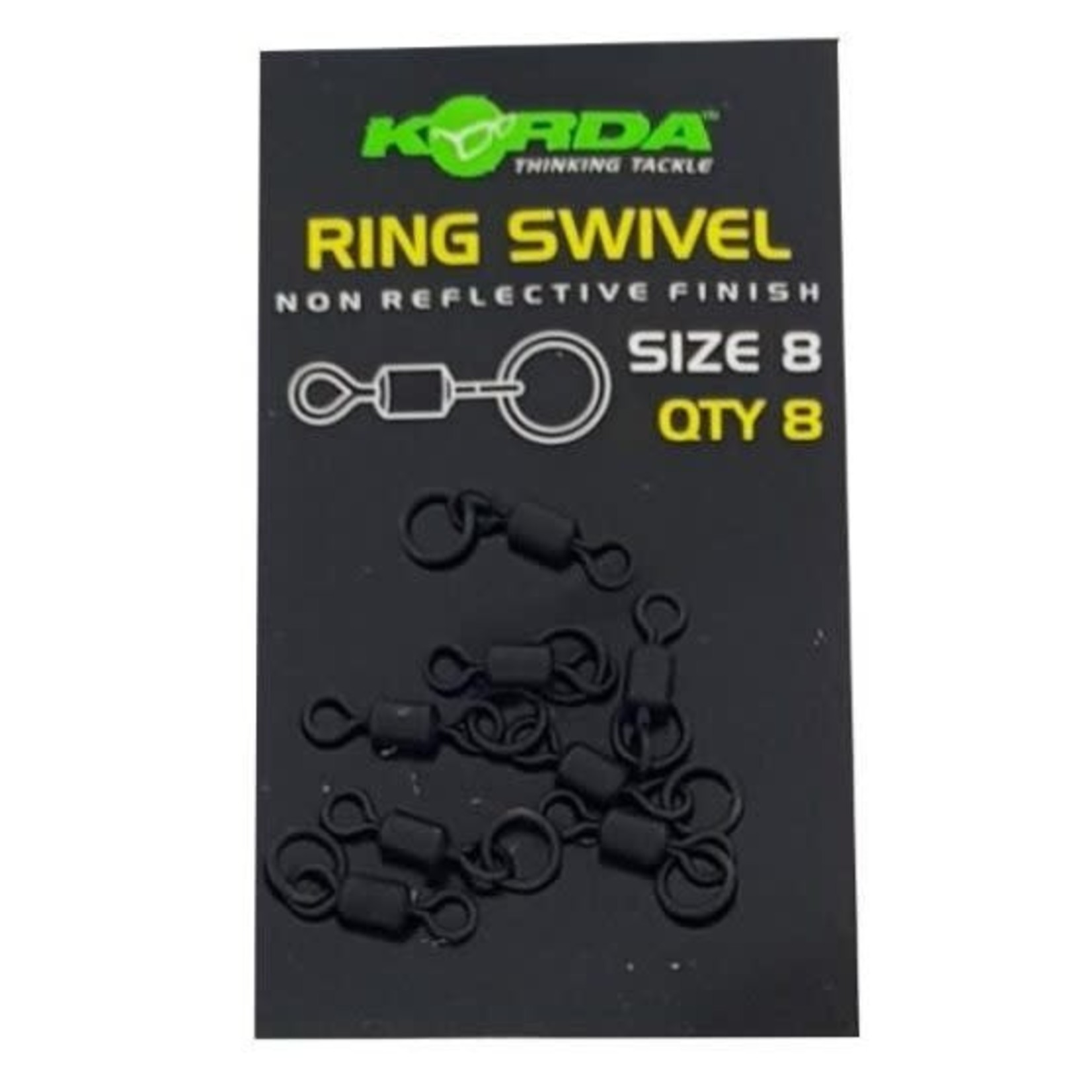 KORDA Korda Ring Swivels Size 8 - 8 pcs