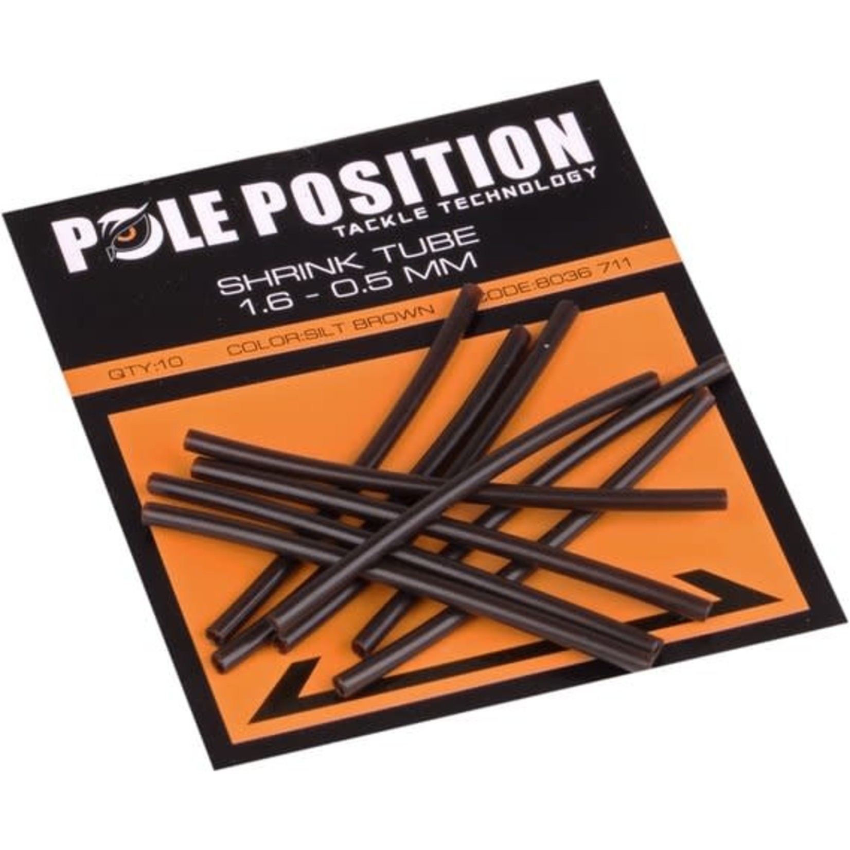 POLE POSITION Pole Position SHRINKTUBE 1.6MM SILTY BROWN