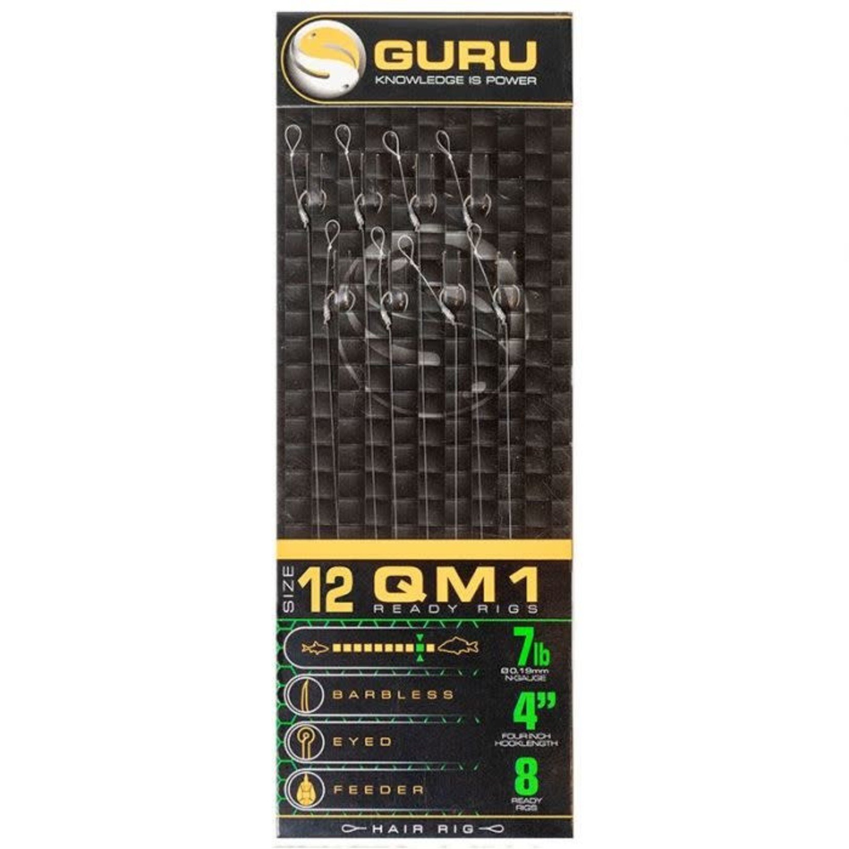 GURU Guru QM1 Standard Hair 4" 0.19mm Size 12