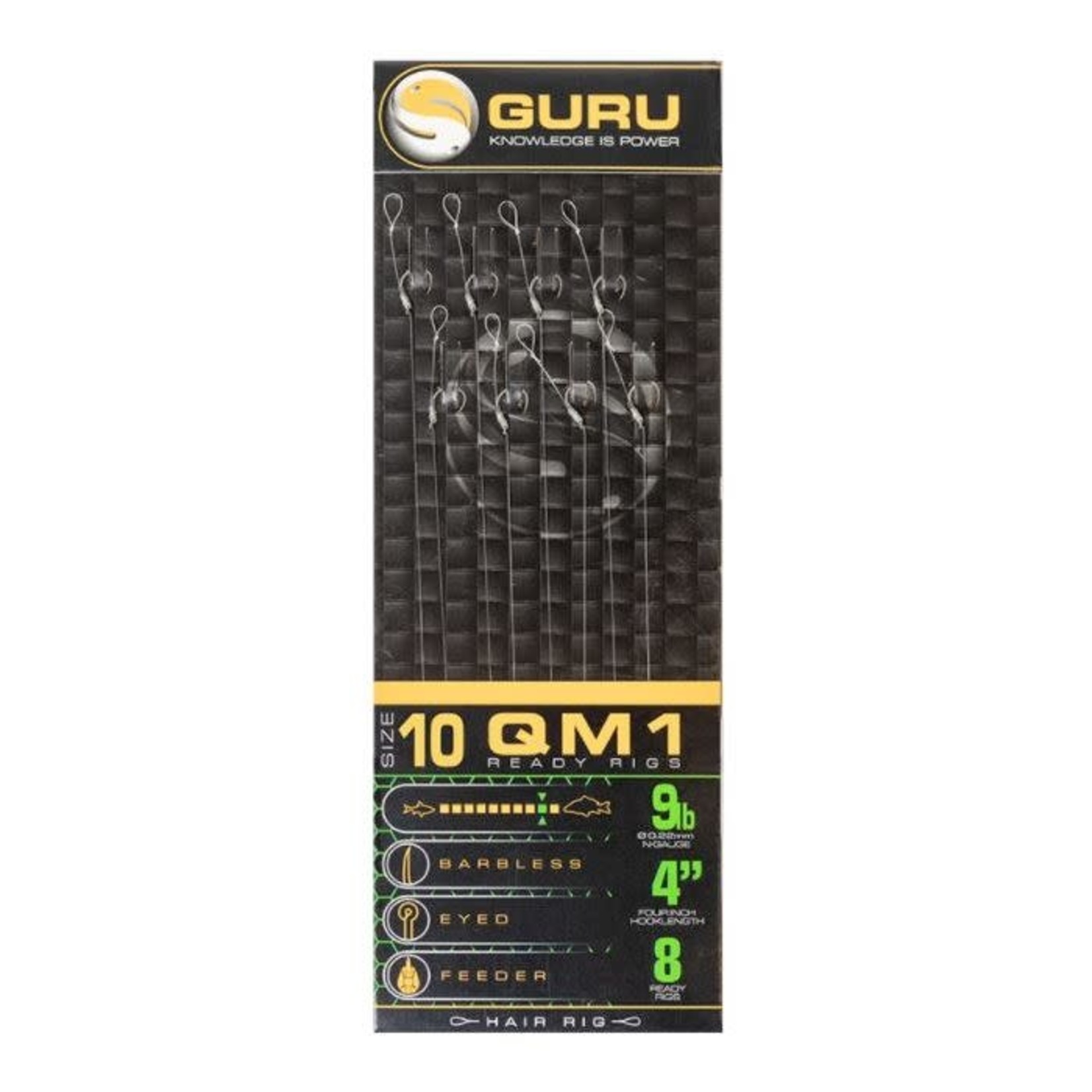 GURU Guru QM1 Standard Hair 4" 0.22mm Size 10
