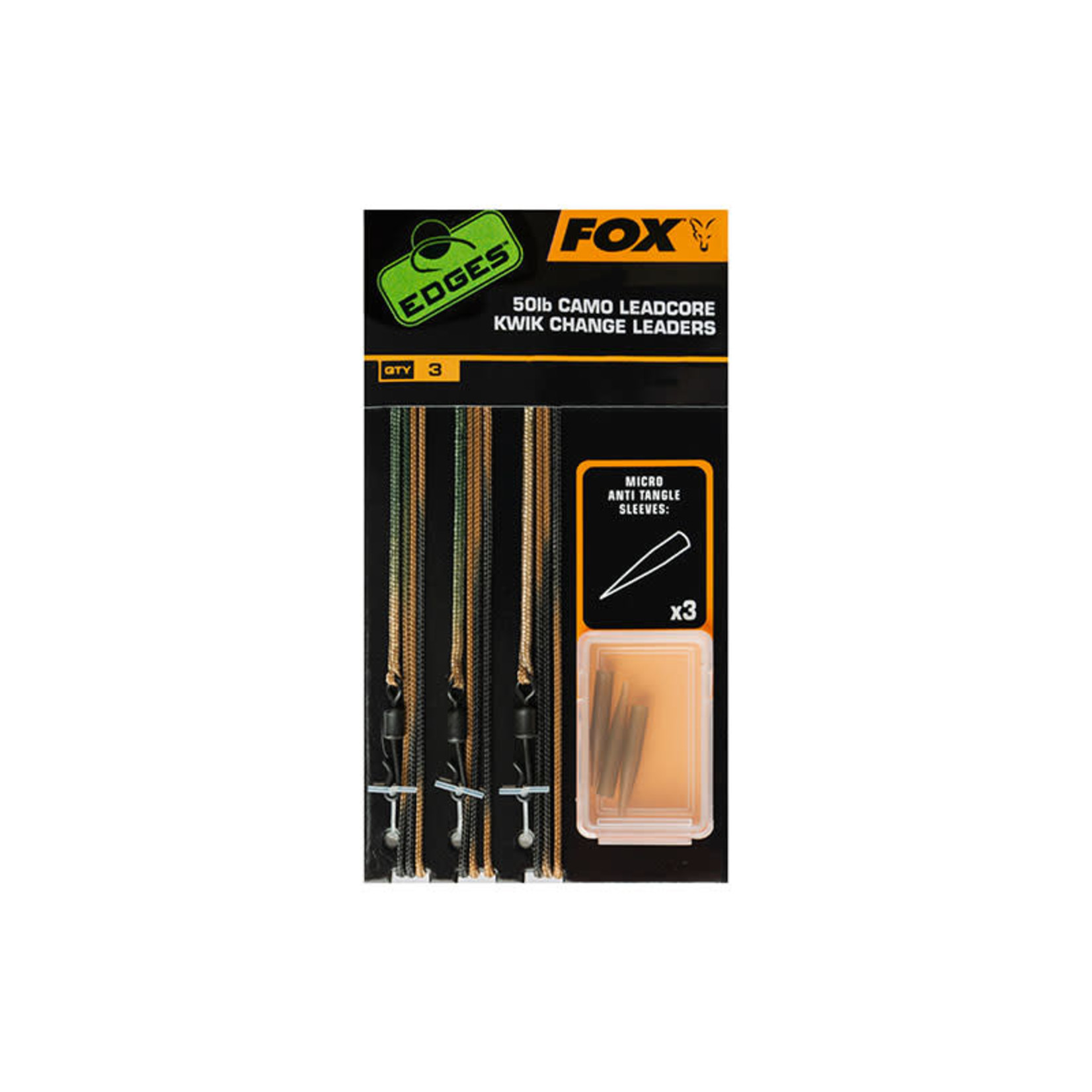 FOX Edges Ready tied Camo Leadcore Leaders