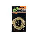 FOX Edges hook silicone sz 6+ trans khaki x 1.5m