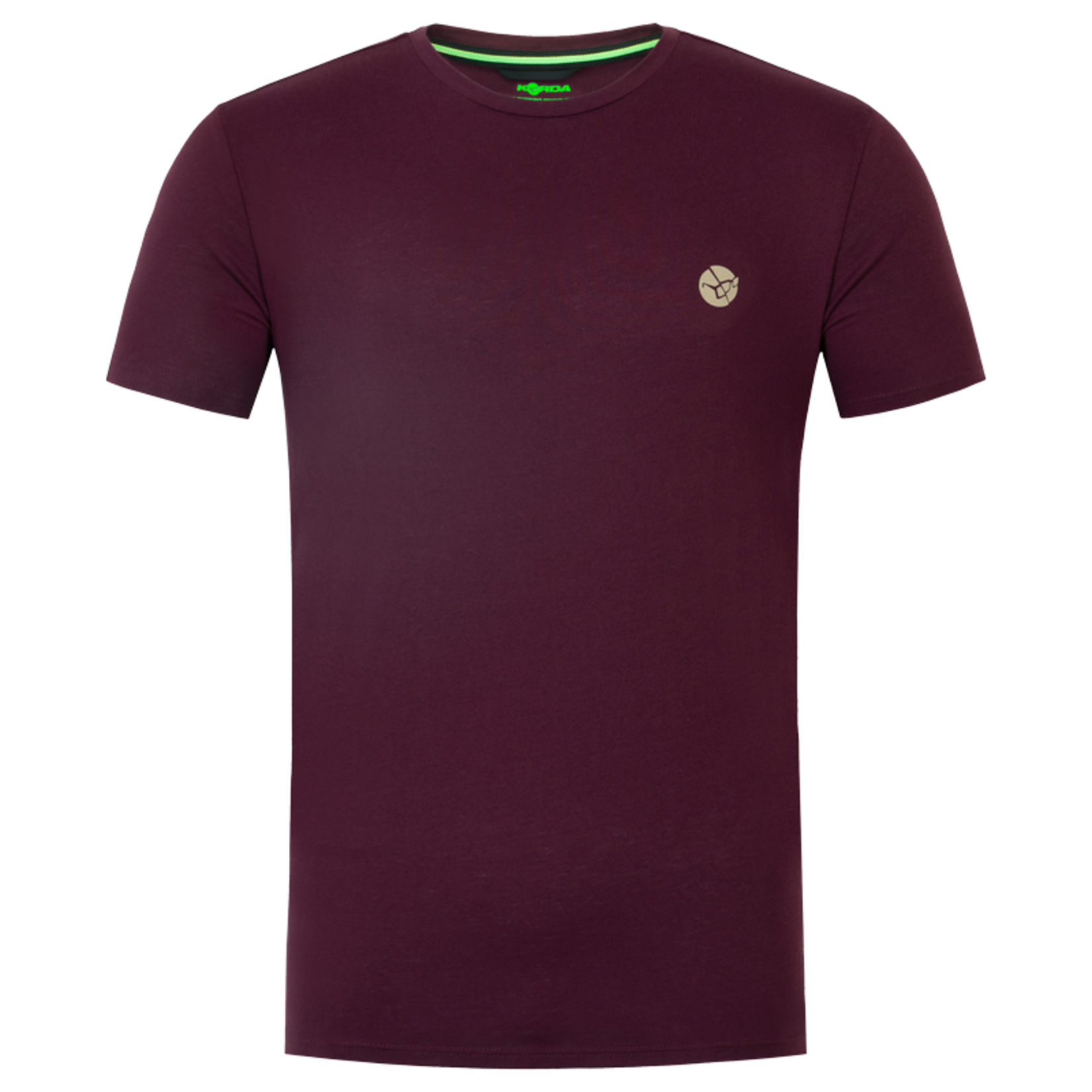 KORDA Korda Split Tee Burgundy M