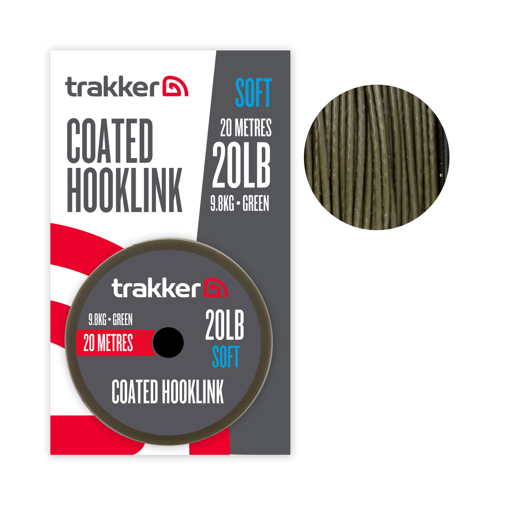 TRAKKER Trakker Soft Coated Hooklink 20LB
