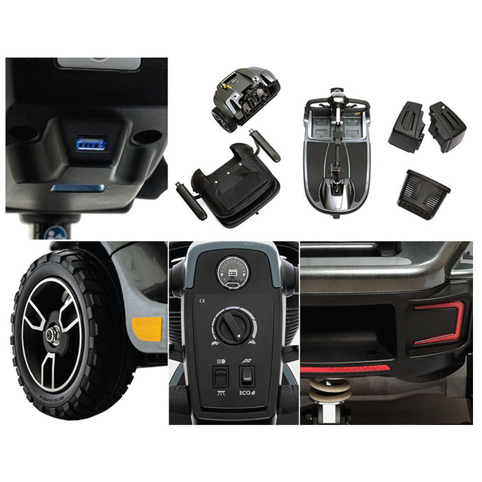 Pride Revo 2.0 3-Wiel Scootmobiel opvouwbaar