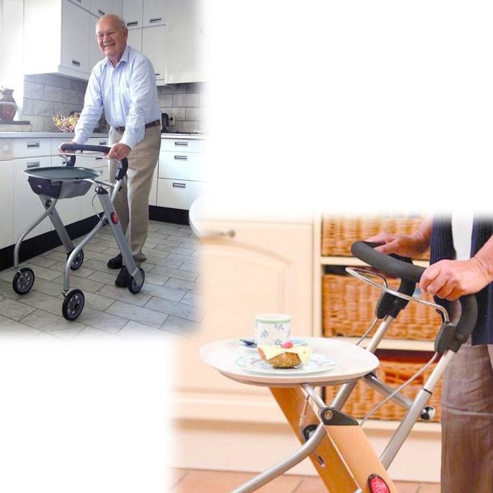 Trust Care Let's Go Indoor Rollator Teak