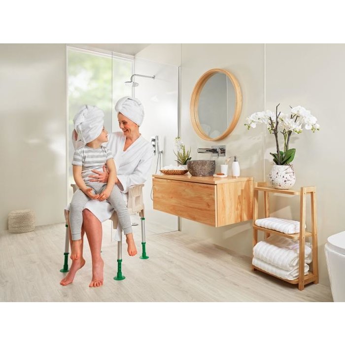 Aquatec Pico Green Douchestoel - Douchekruk