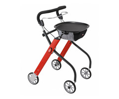 Trust Care Let's Go Indoor Rollator Red