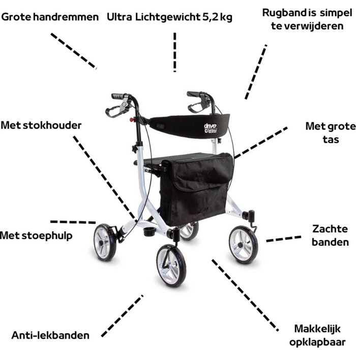 Drive  Nitro Ultralight Rollator