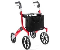 Trust Care Let's Go Out Rollator Red