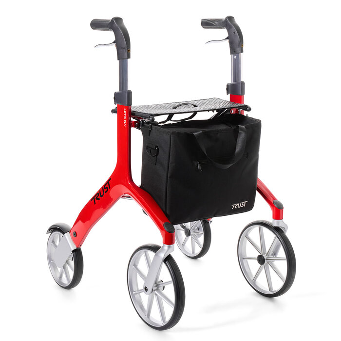Trust Care Let's Fly Rollator Red