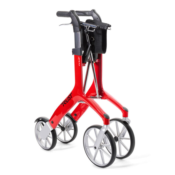 Trust Care Let's Fly Rollator Red