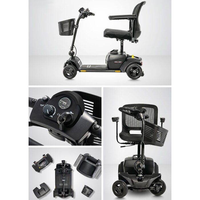 Pride GoGo Elite Traveller Plus 4 opvouwbaar